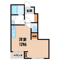 宇都宮駅 バス16分  地蔵前下車：停歩2分 1階の物件間取画像